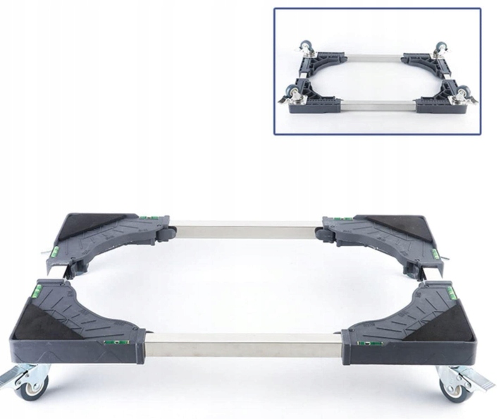 Podstawa Ruchoma Pod Pralkę Zmywarkę Mobilna z hamulcami i poziomicami