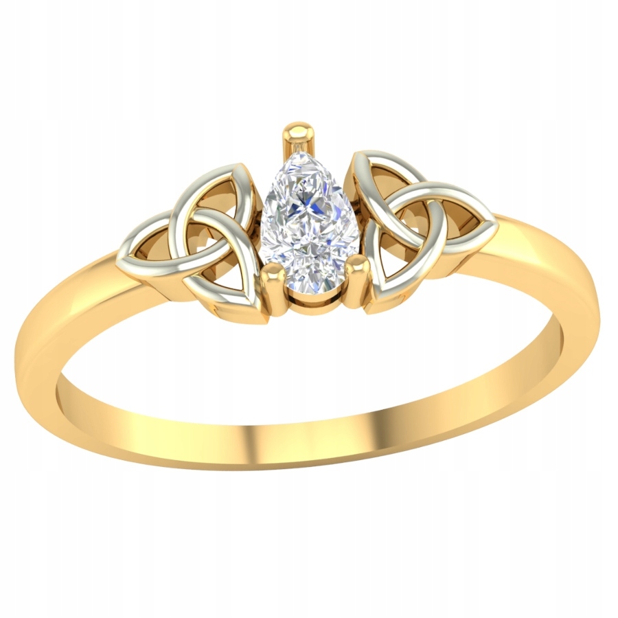 Zlatý Zásnubní Prstýnek Ryzosti 585