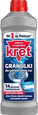 

Kret Granulki do Udrożniania Rur i Syfonów 560g