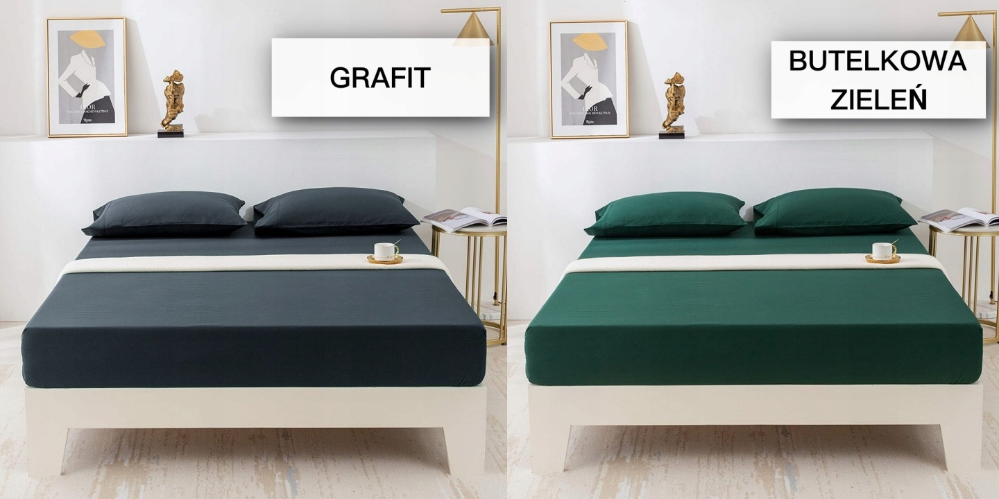 PRZEŚCIERADŁO BAWEŁNIANE Z GUMKĄ 200x220 CM KOLORY Długość 220 cm