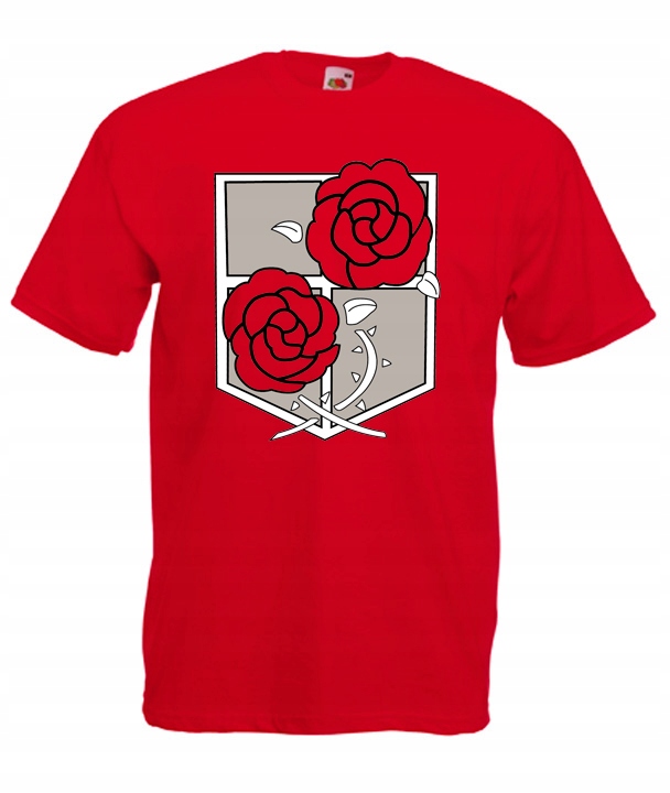 

S Koszulka Męska Attack On Titan Anime Wzory