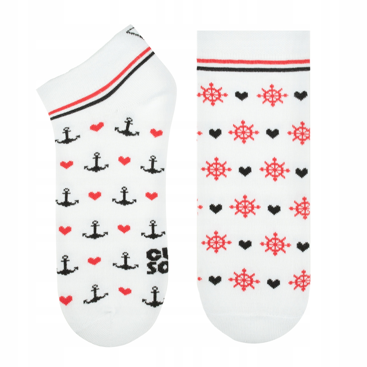 

Cupofsox Stopki Marynarskie Kotwice Lato 45-47