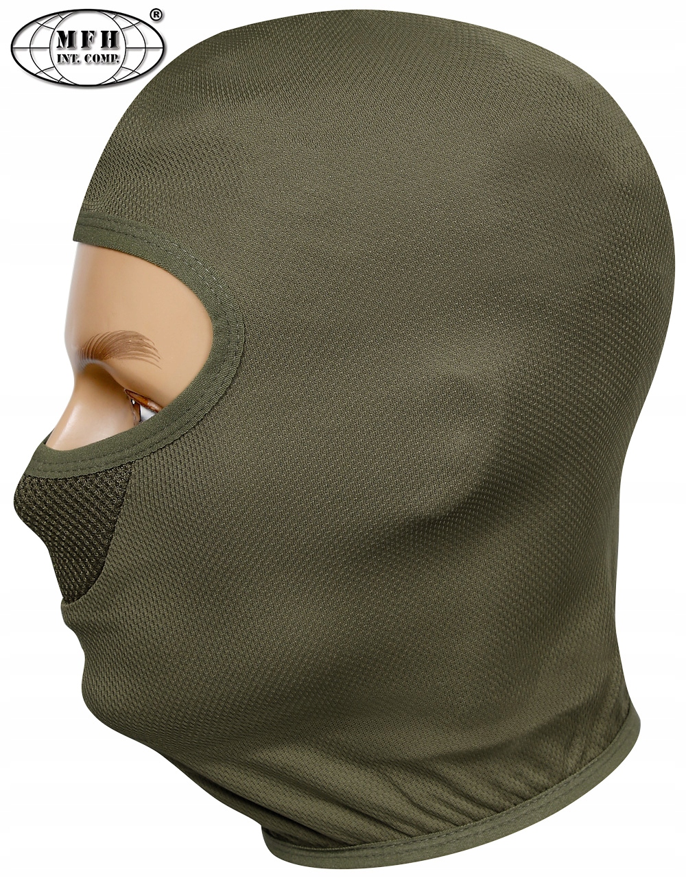 KOMINIARKA Termoaktywna Balaclava 1otwór MFH WOJSKOWA OLIVE GREEN Kolekcja Militaria/Outdoor