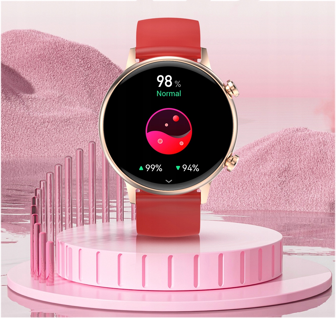 SMARTWATCH DAMSKI ZEGAREK ROZMOWY POWIADOMIENIA SPORT ZDROWIE POLSKIE MENU Model inny