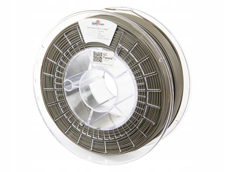 Spectrum Filaments petg Matt 1,75mm 1kg Brązowy