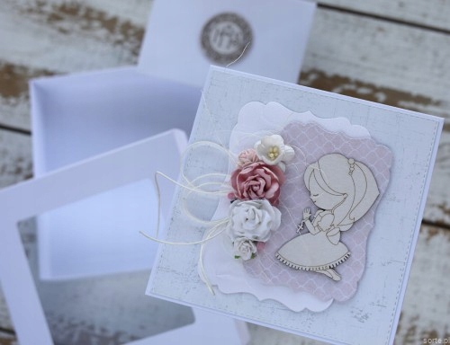 Květinová společenská karta na přijímání památka na přijímání