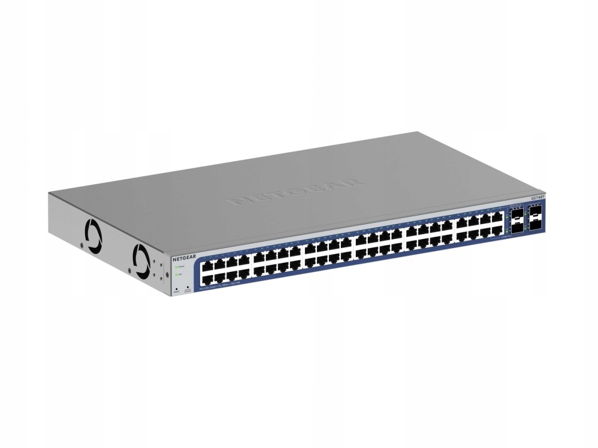 Netgear Přepínač GS748T Smart Switch 48xGE 4xSFP(sdílený)