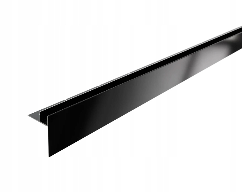Spádová lišta do sprchového koutu Pravá Černá lesklá 180 cm