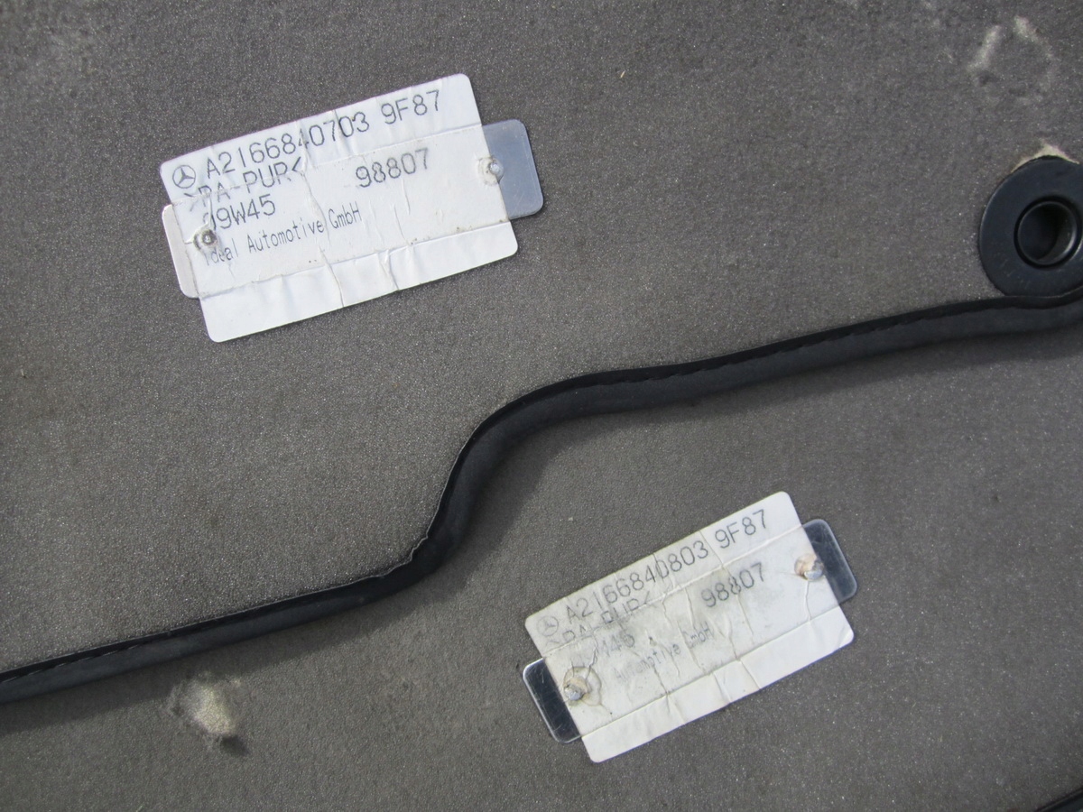 mats welurowe oryginalne Mercedes W221 Long