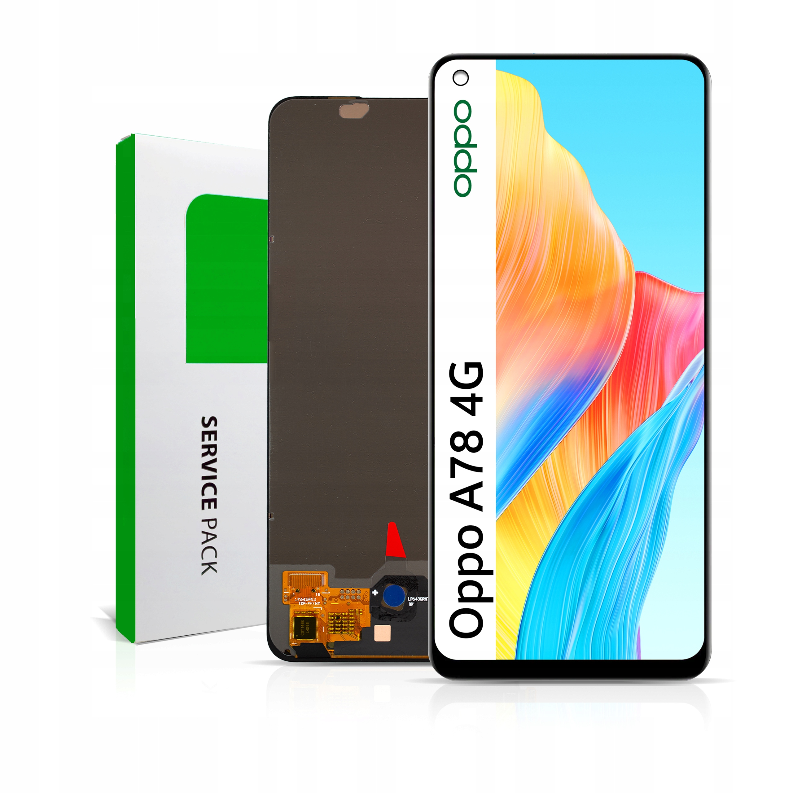 CPH2565 LCD displej pre Oppo A78 4G Service Pack, matica, originál Zila