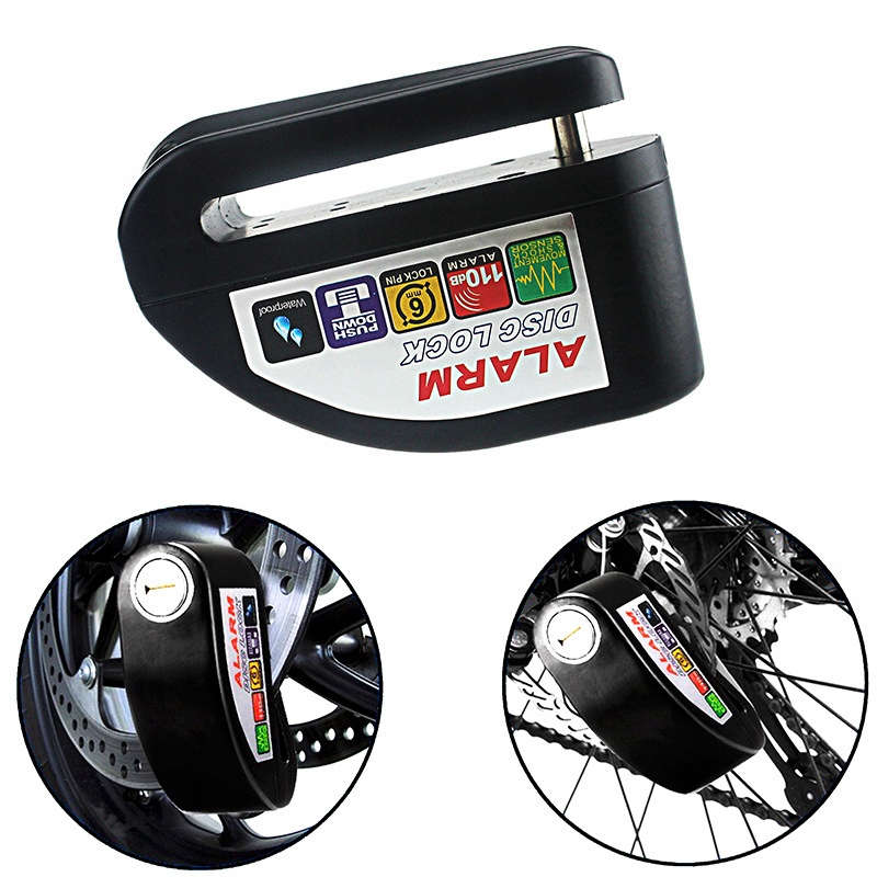 BLOKADA TARCZY HAMULCOWEJ Z ALARMEM Motocykl Motor Numer katalogowy producenta OTHER