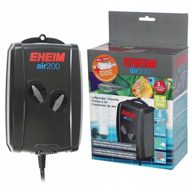 Levně Eheim Air Pump 200 tichý provzdušňovač do akvária