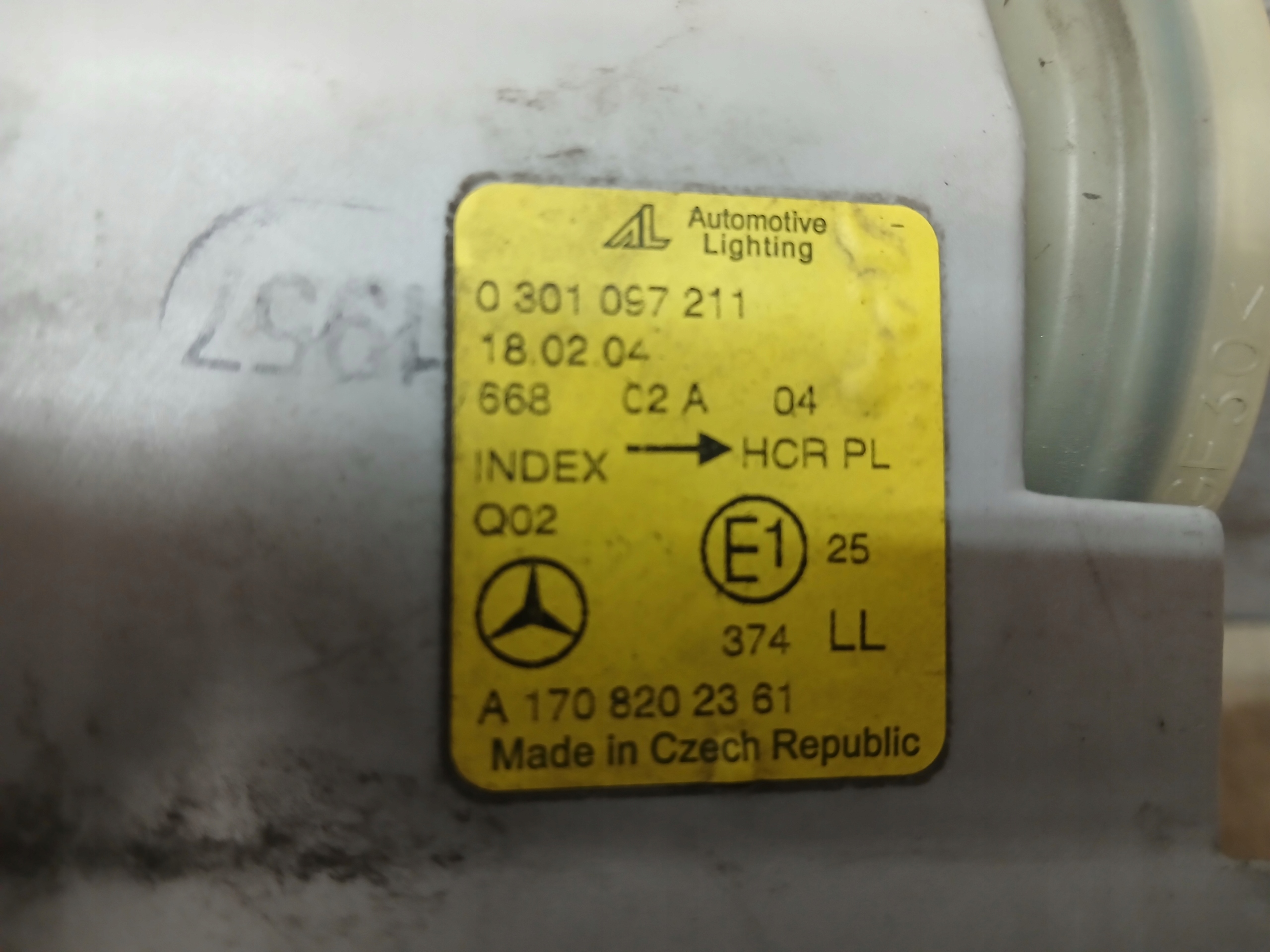 light front left MERCEDES SLK W170 A1708202361