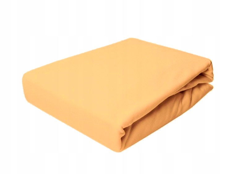 

Prześcieradło jersey 160x200 z gumką Żółte