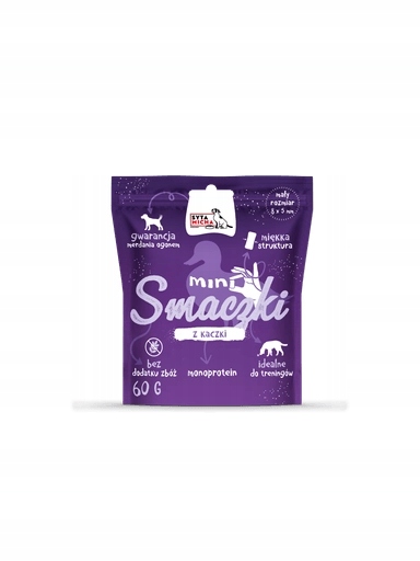 5 x Syta Micha Tréninkové pamlsky Mini pro malého psa Kachna 60 g