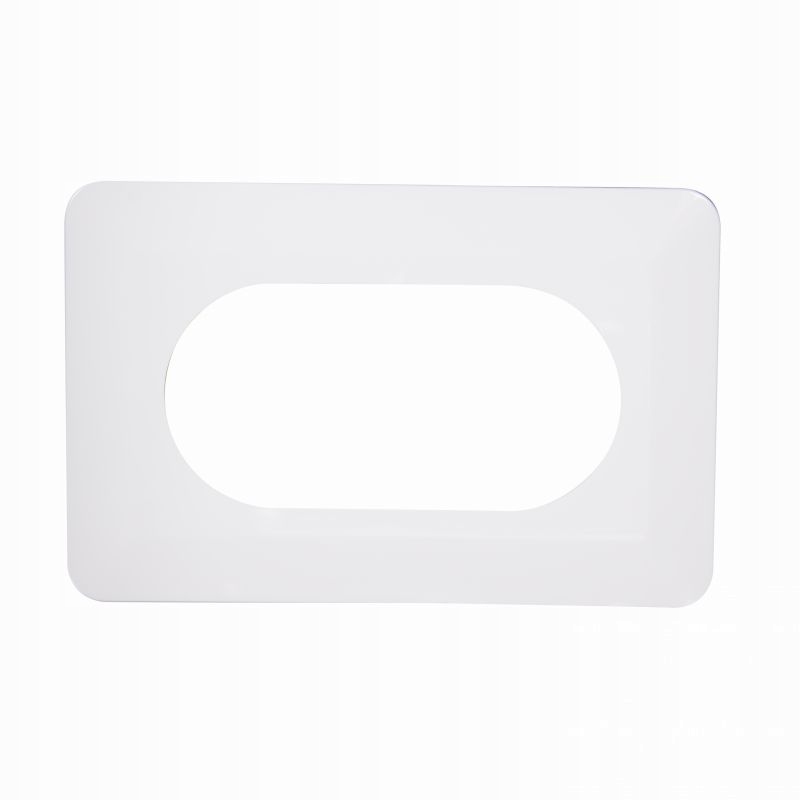 ZAMEL OSŁONA ŚCIANY POD WŁĄCZNIK PODWÓJNA BIAŁA