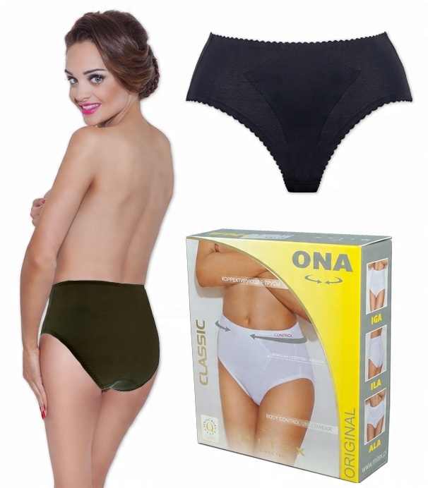 

Damskie figi wyszczuplające czarne Ona Mitex r XXL