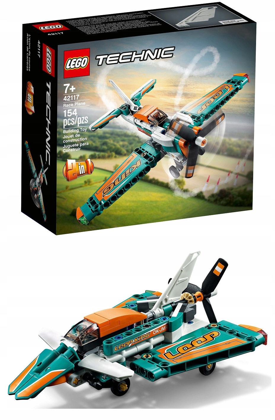 

Lego Technic 42117 Samolot wyścigowy