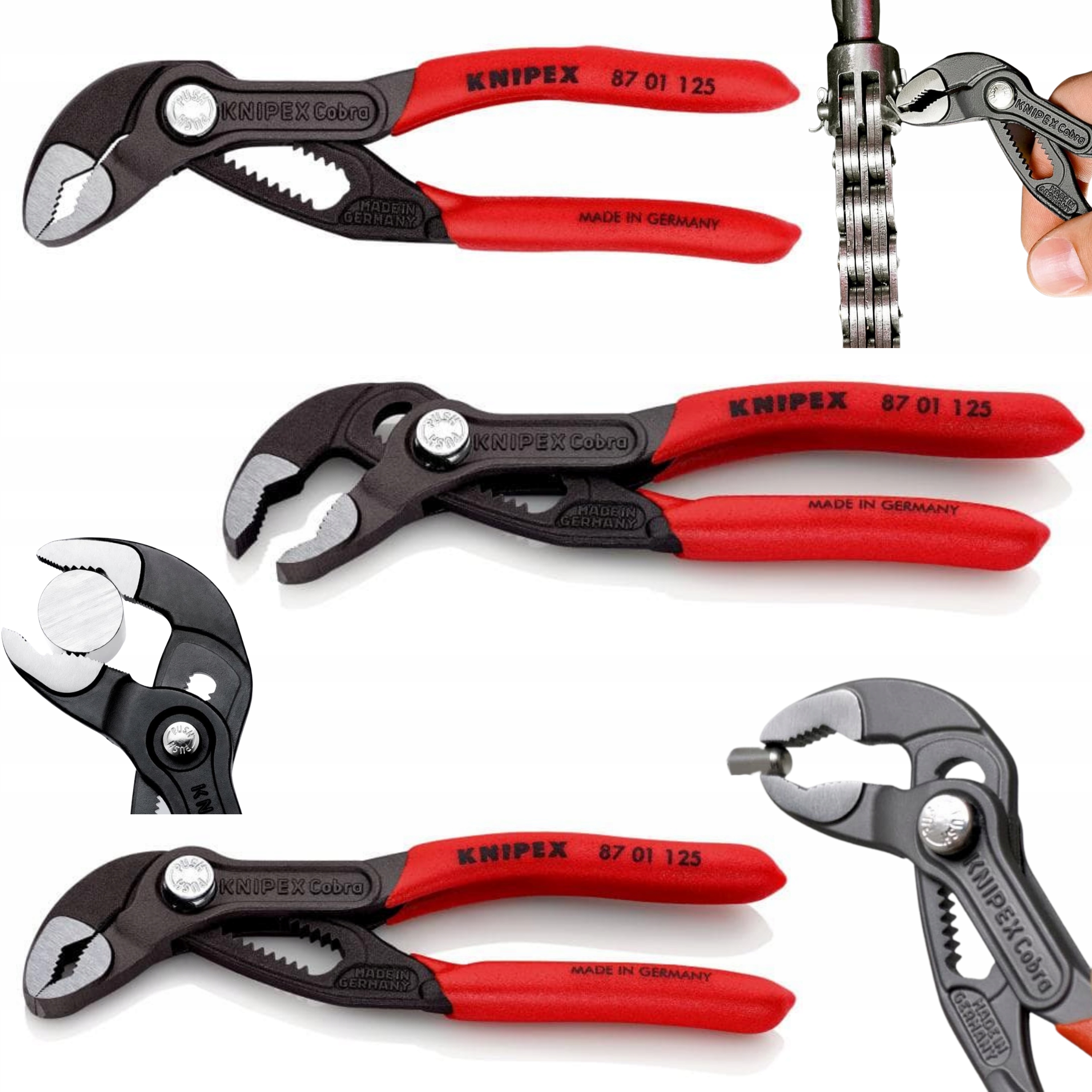 

Szczypce Cobra 125mm Knipex