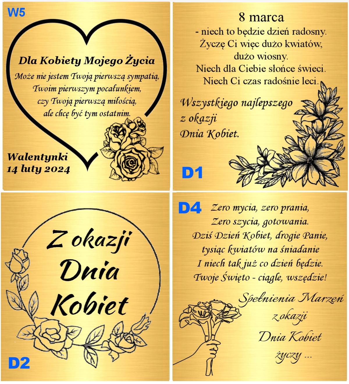 Złoty Łańcuszek 585 Singapur Motyw inny