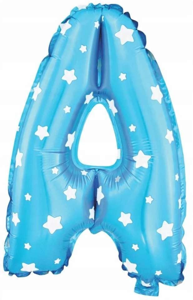 

Balon Niebieski Litera A foliowy 80cm na urodziny