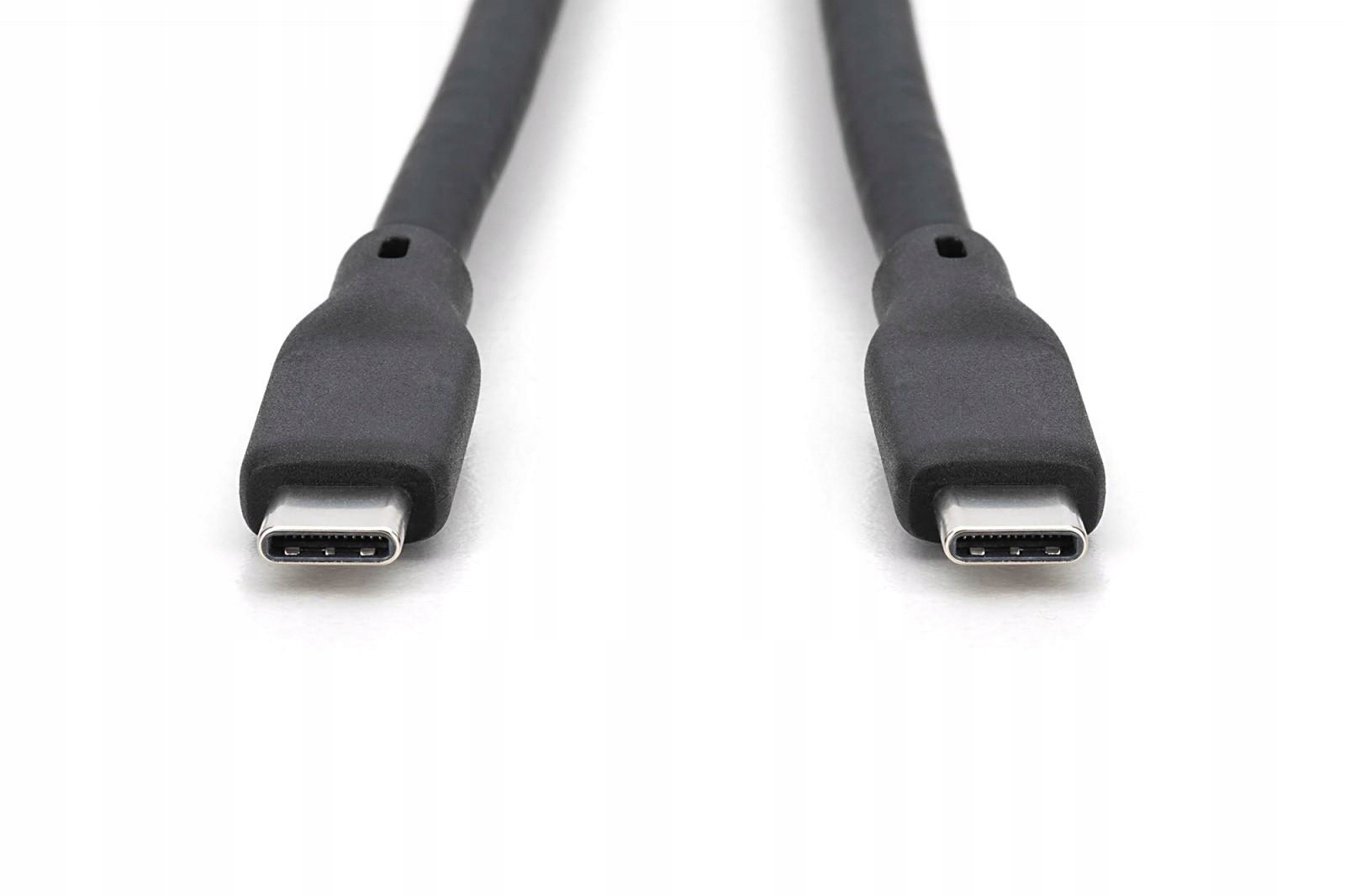Digitus Usb Silicone connection cable Usb-c Usb-c 1m Usb 4.0 Gen3 40G