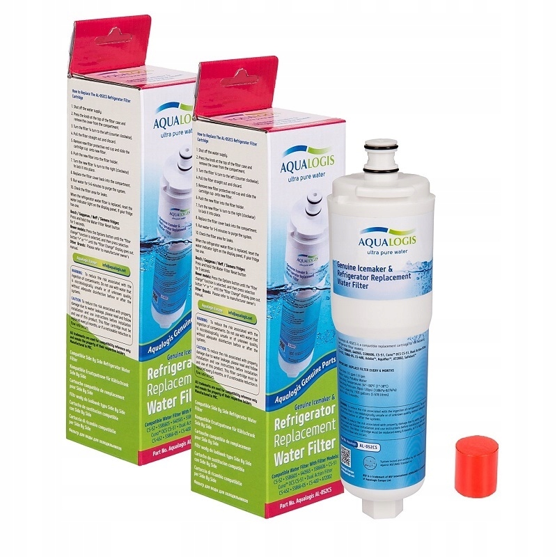 2x Filtry Vody Do Chladničky Bosch Siemens CS-52 640565