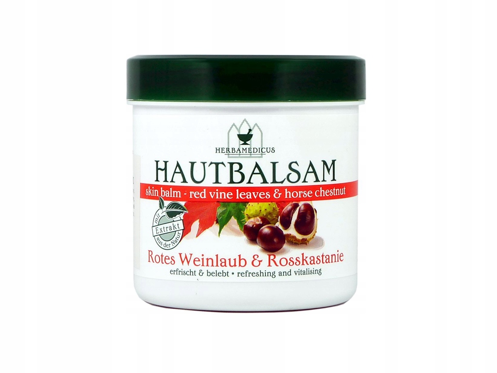 BALSAM EKSTRAKT LIŚCI WINOGRON I KASZTANOWCA 250ML HERBAMEDICUS