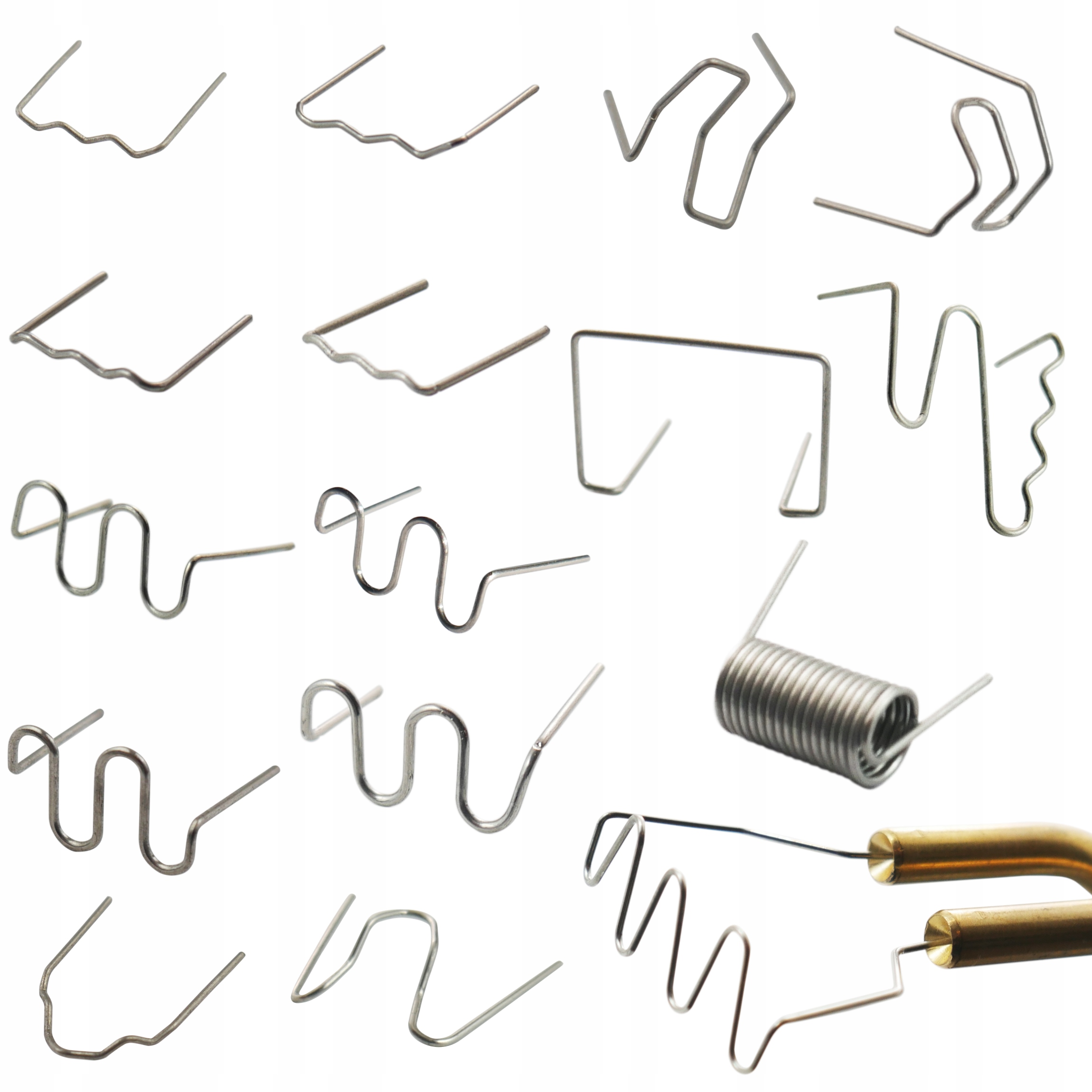 Sponky na plasty 1501 ks 16 druhů, kompletní opravná sada Pre-Cut