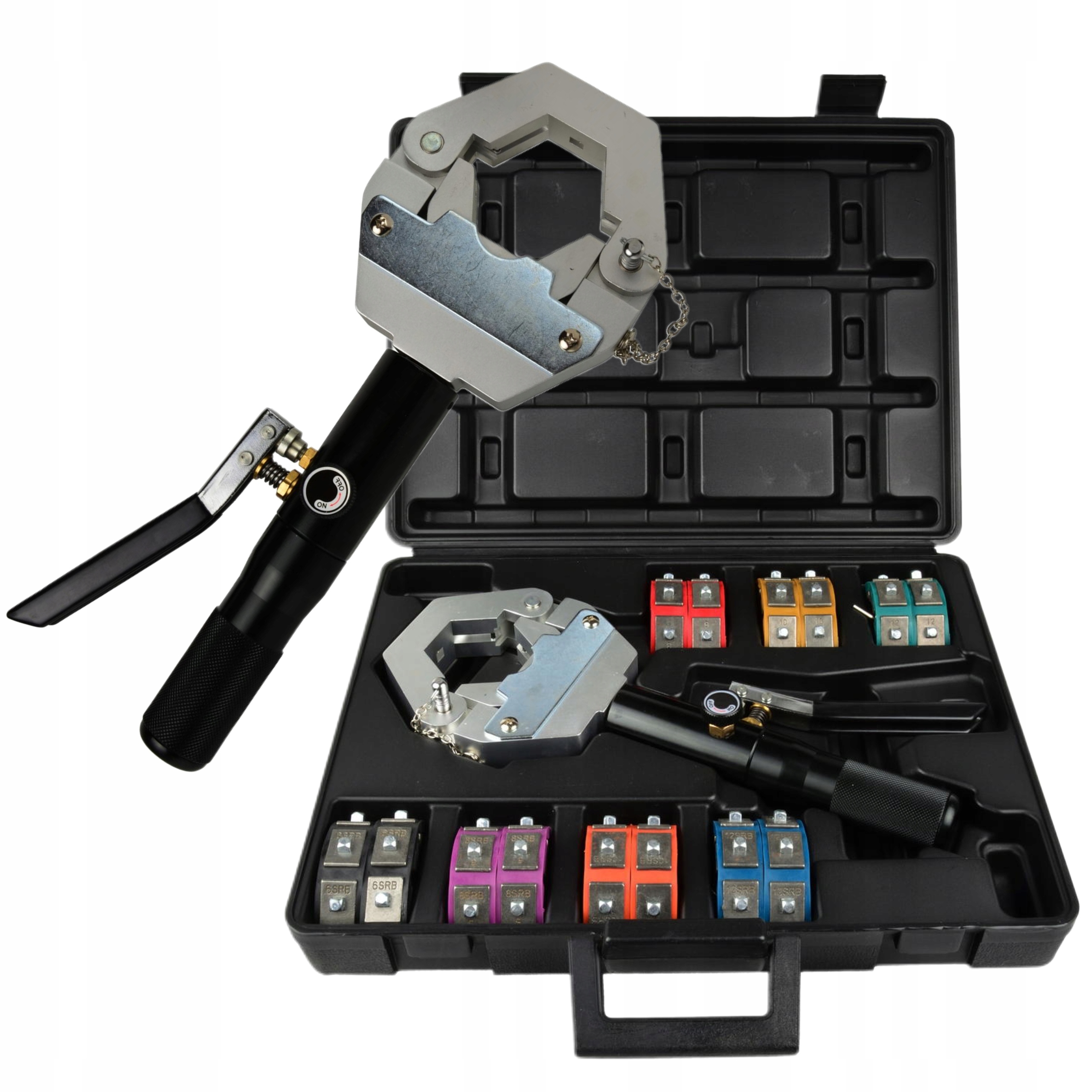 GEKO ZESTAW ZACISKARKA A/C DO WĘŻY PRZEWODÓW KLIMATYZACJI WALIZKA G00905