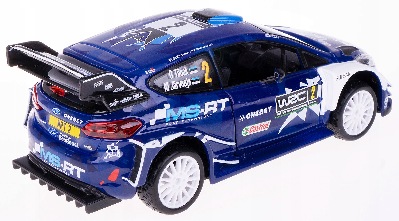 FORD FIESTA WRC OTT TANAK MODEL BBURAGO 1:32 Kolor dominujący wielokolorowy