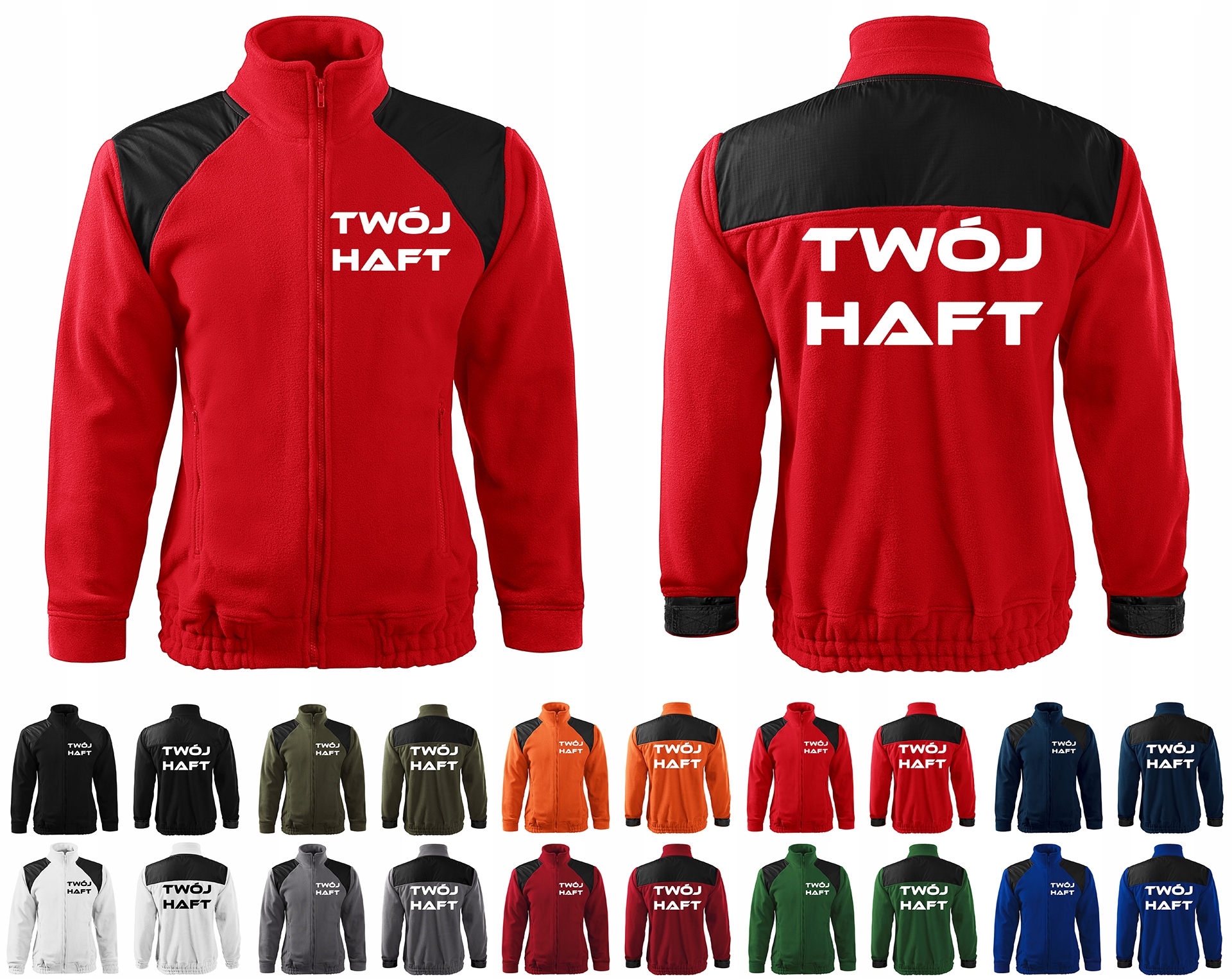 POLAR BLUZA ROBOCZA ADLER Hi-Q HAFT PRZÓD TYŁ S