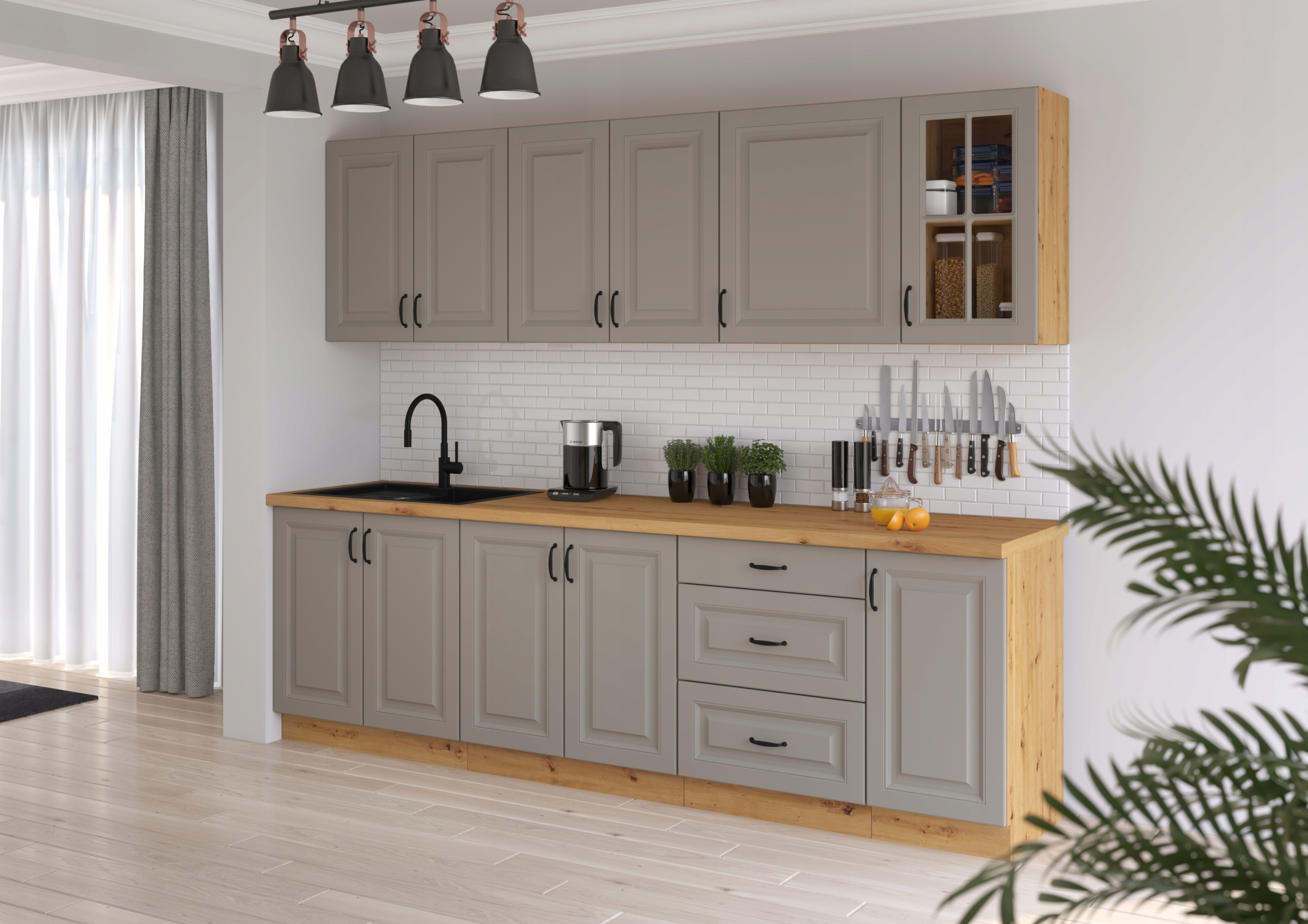 Meble Szafki Kuchenne W Stylu Skandynawskim Stilo Marka Stolarz Lempert