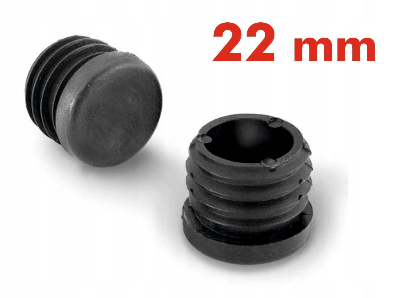 

4 x stopka 22 mm do metalowych nóg krzeseł