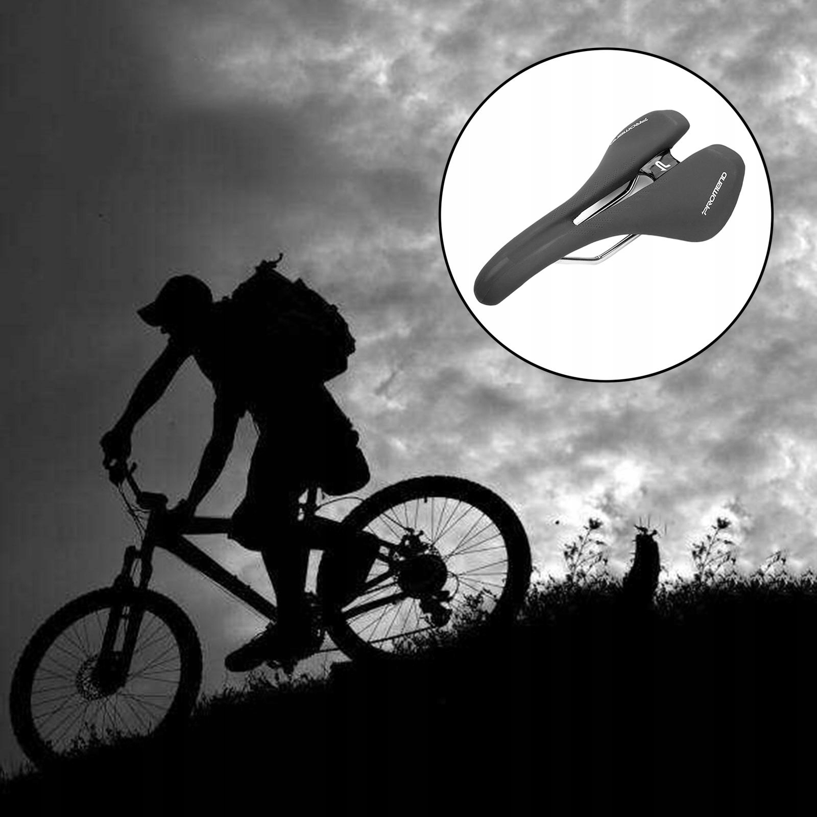 Siodełko do roweru szosowego RaMokey, siodełko do roweru górskiego, Długość 300 mm