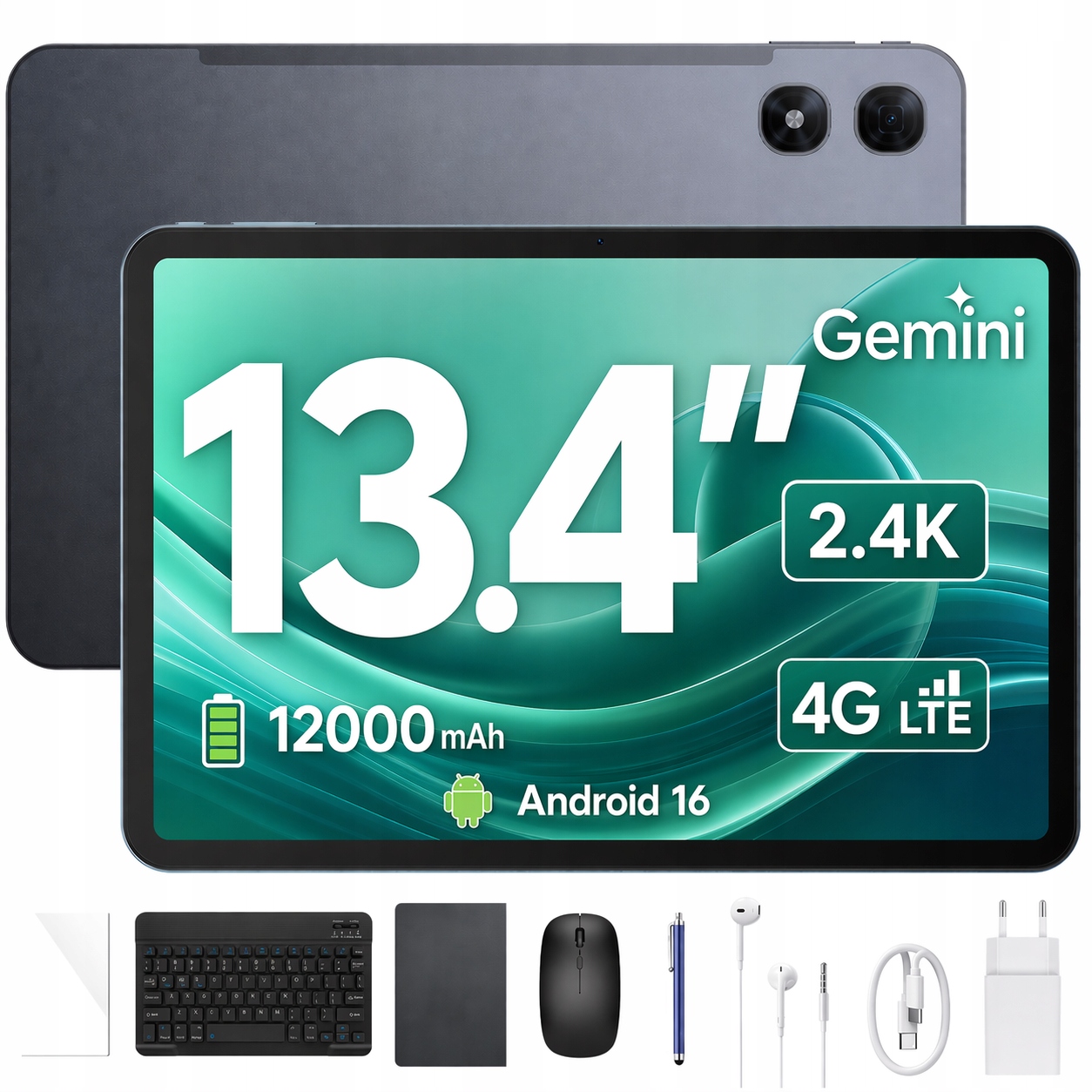 Tablet Aorlym AP13Pro 13,4" 48+256GB 12000mAh 4G Lte SIM/GPS/WIFI/Android16