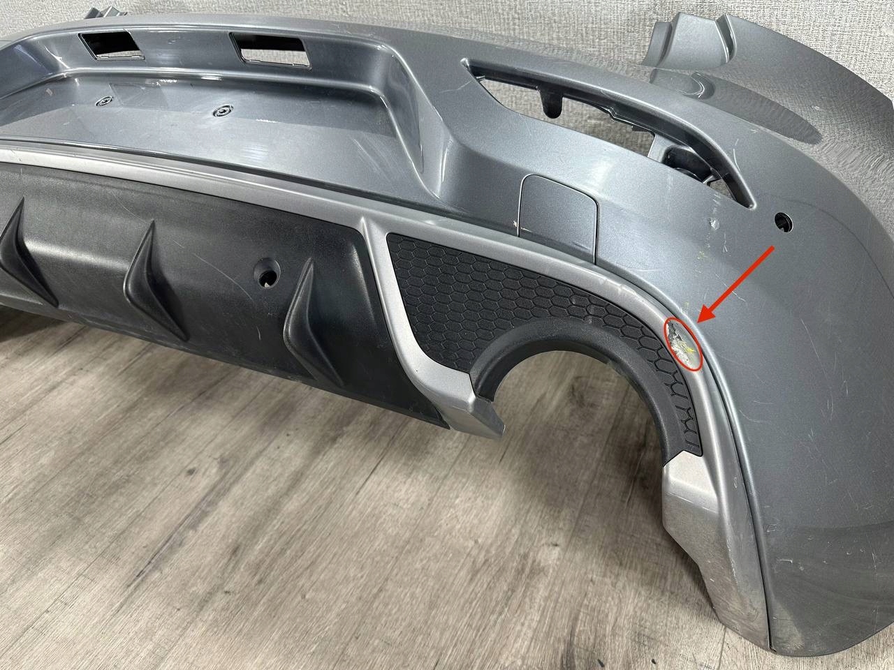 VOLVO V40 R design 2013-> bumper rear part 31283756