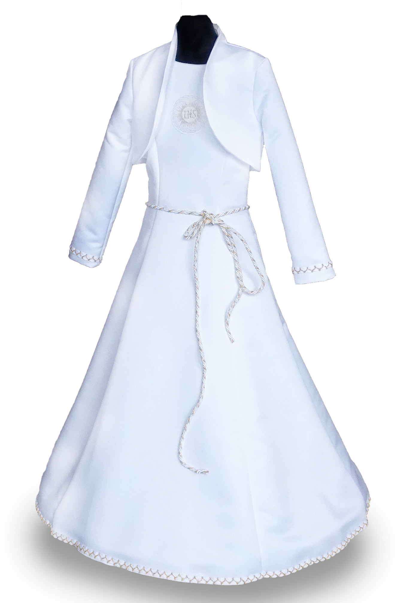 Alba komunijna sukienka IRMA lamówka bolerko 128 EAN (GTIN) 5900899855109