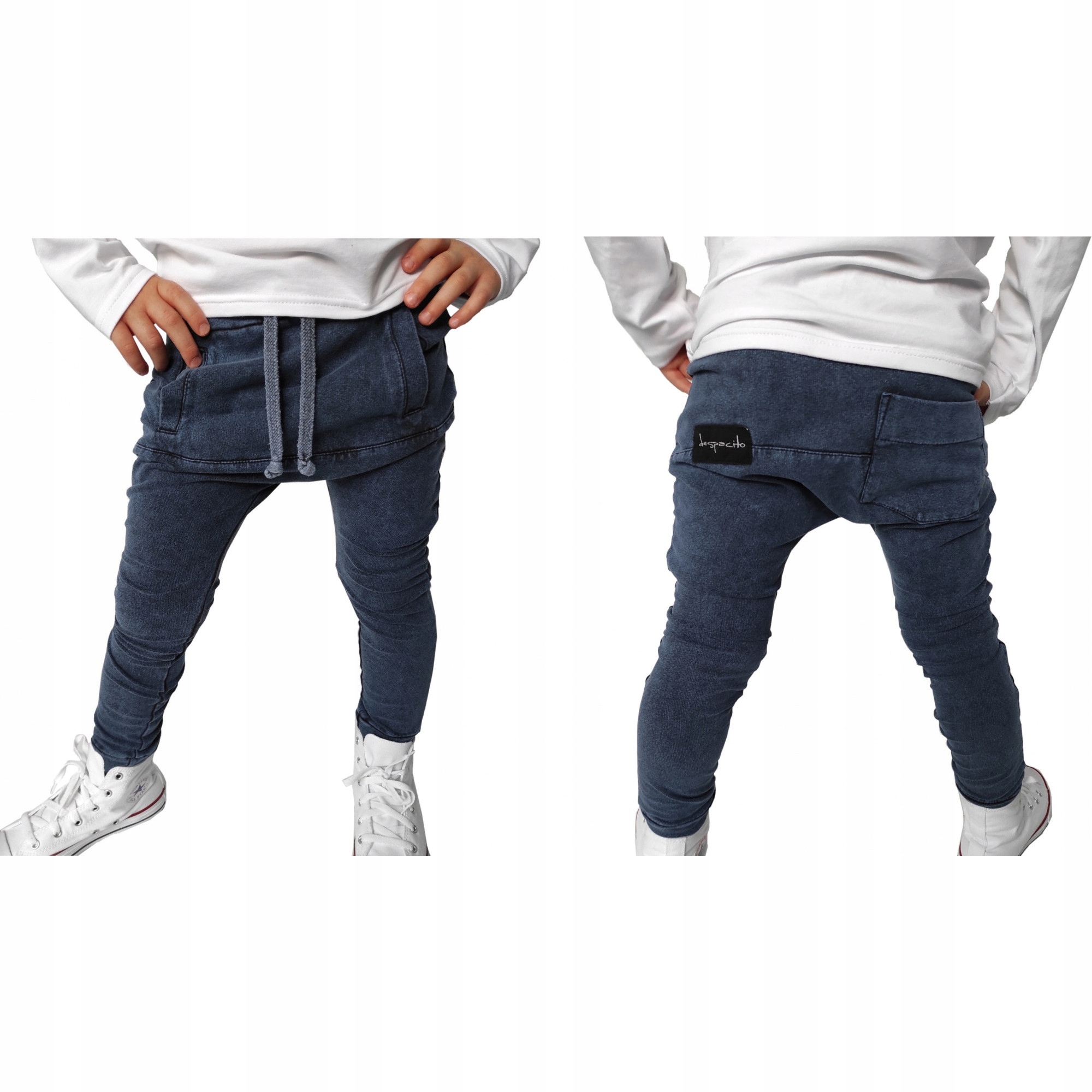 Spodnie Despacito dekatyzowane BP granat 128