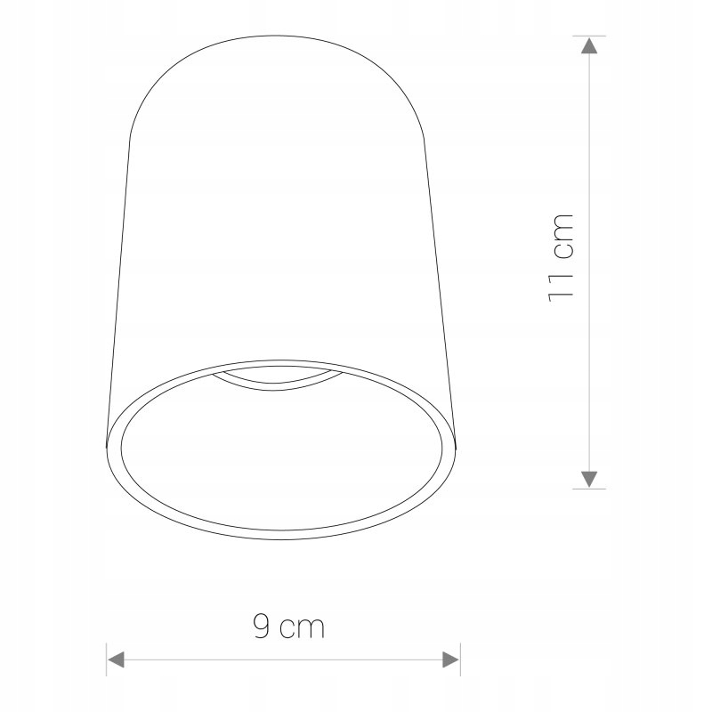Nowodvorski EYE TONE CZARNY OKRĄGŁY 8930 EAN (GTIN) 5903139893091