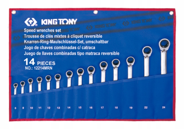 King-tony Očkoploché Kľúče S Hrkálkou 14 Ks Ľavá Pravá