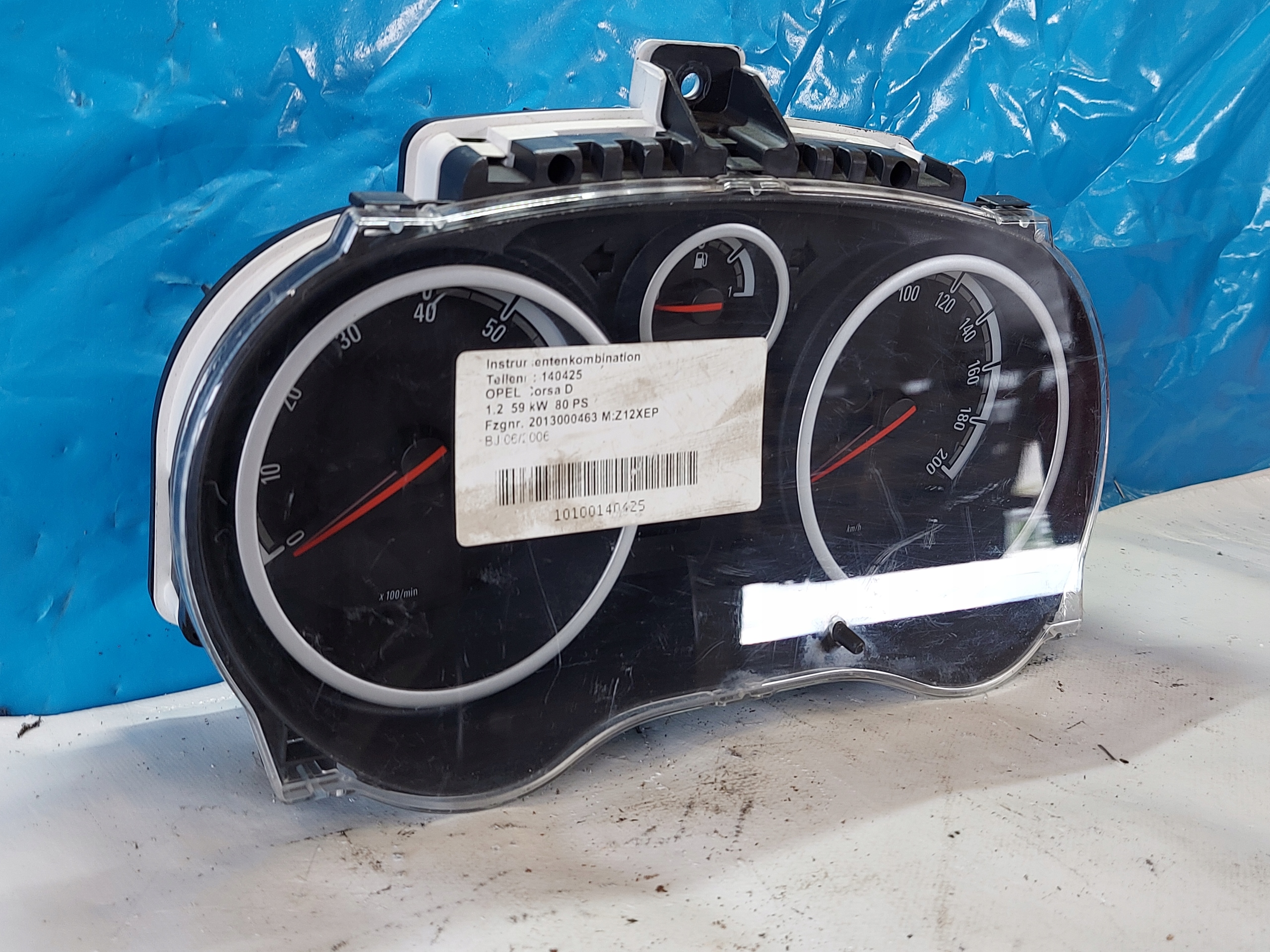 dials clock CORSA D 1.2 B P0013252140