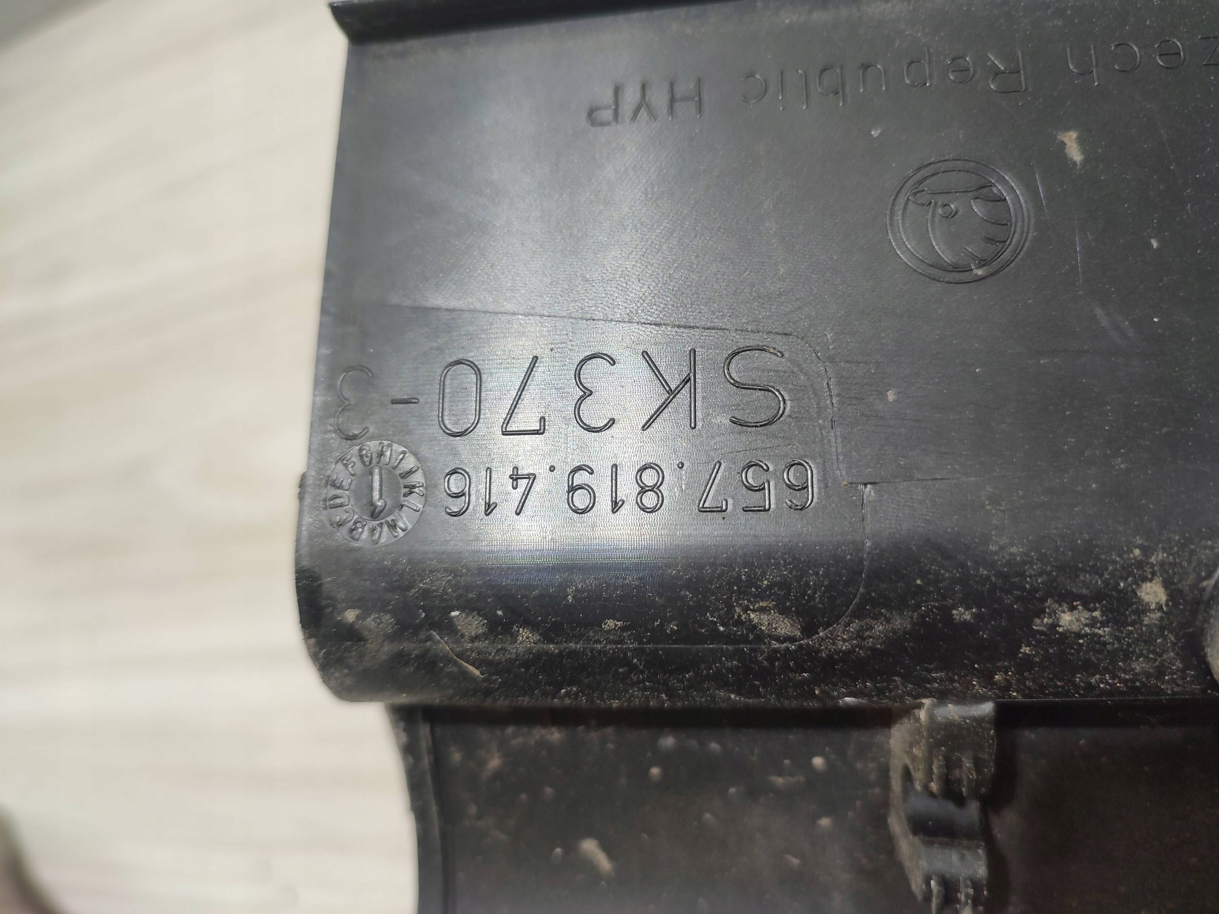 Skoda Scala 2020 front side right torpedo front