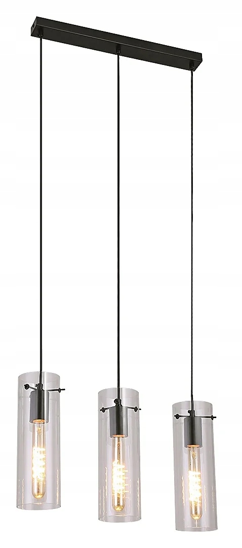 Závěsné svítidlo E27 3x40W černé barvy 5259 Acantha Rabalux