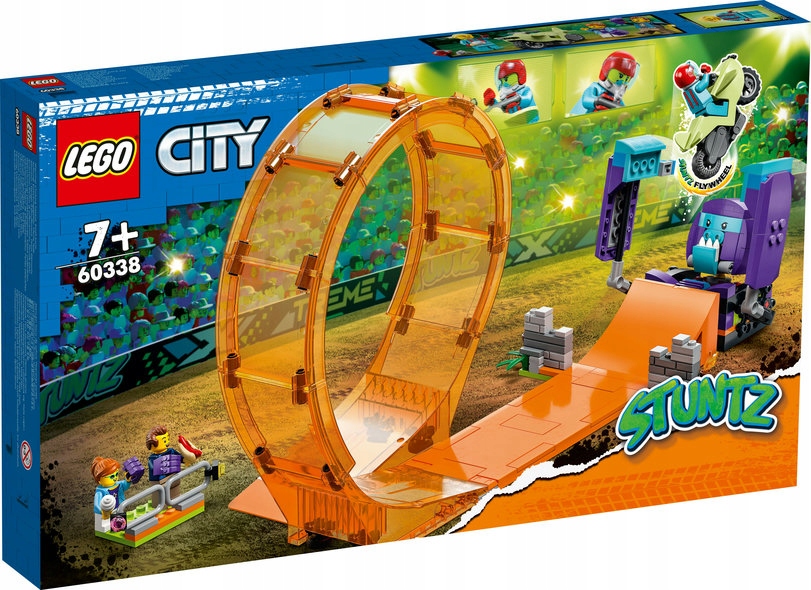Lego 60338 City Kaskadérská Smyčka Šimpanz Demolka