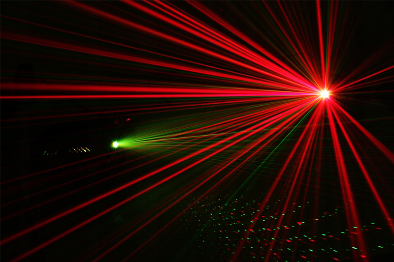 PROJEKTOR LASEROWY 3D LASER LED DISCO CZUJNIK DŹWIĘKU DMX STATYW Stan opakowania oryginalne
