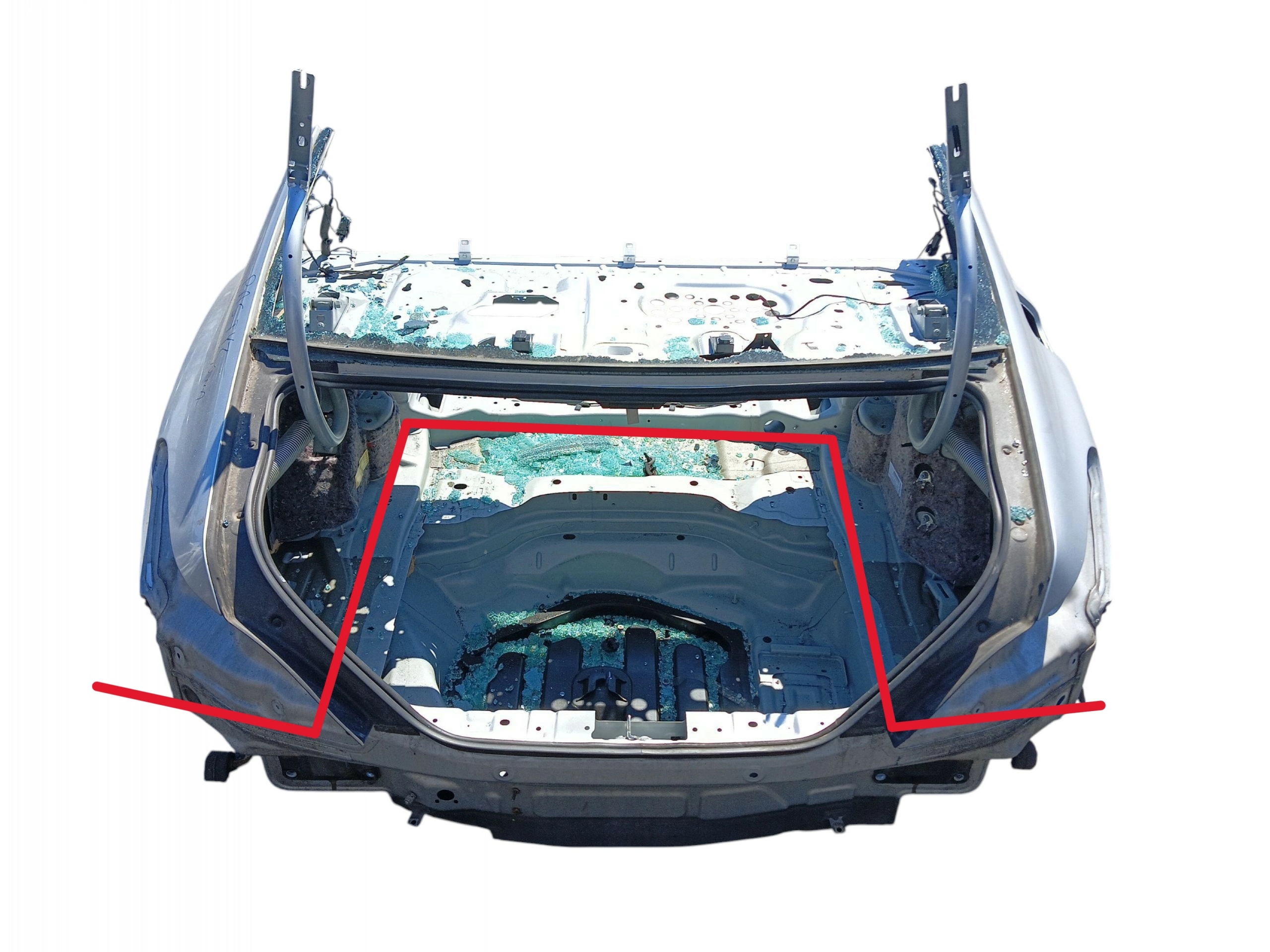 rear panel sump MERCEDES CLS C218 LAK: 775 (12-14)