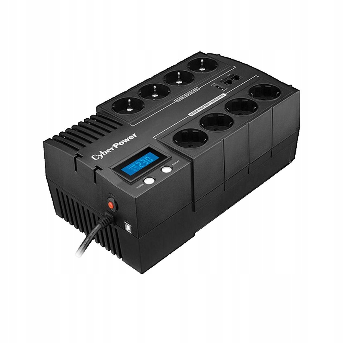 Záložný zdroj napájania CyberPower BR700ELCD čierny 700VA Usb