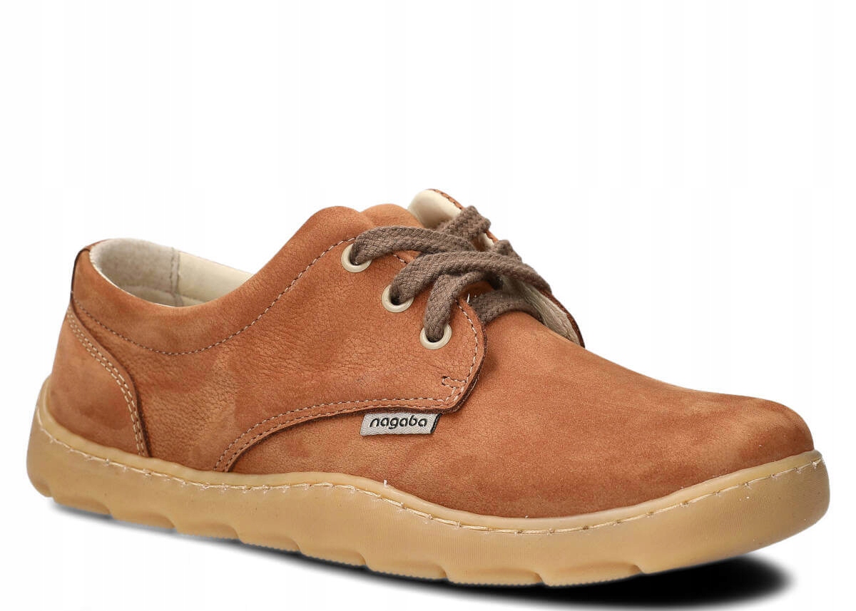 Dámské Kožené Polobotky Hnědé Nagaba 630, Široké Nohy, Pohodlné 37