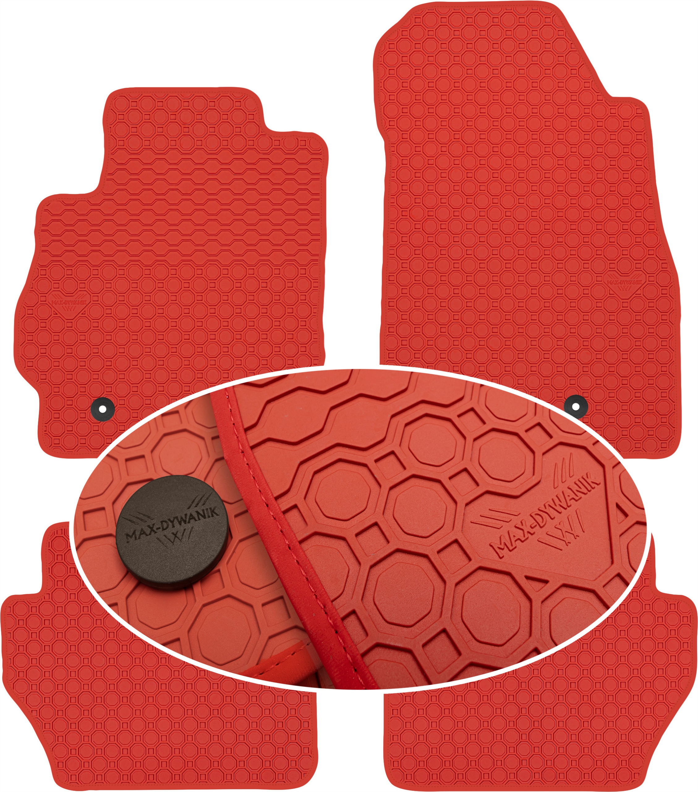 Mazda 2 II 2007-2014 Koberce Červené